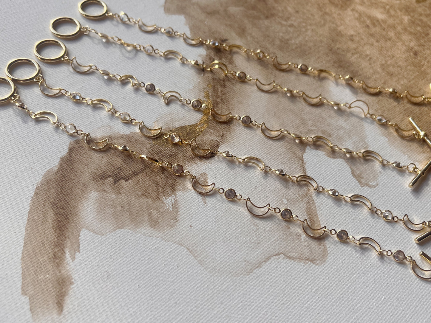 Dainty Moon Bracelet