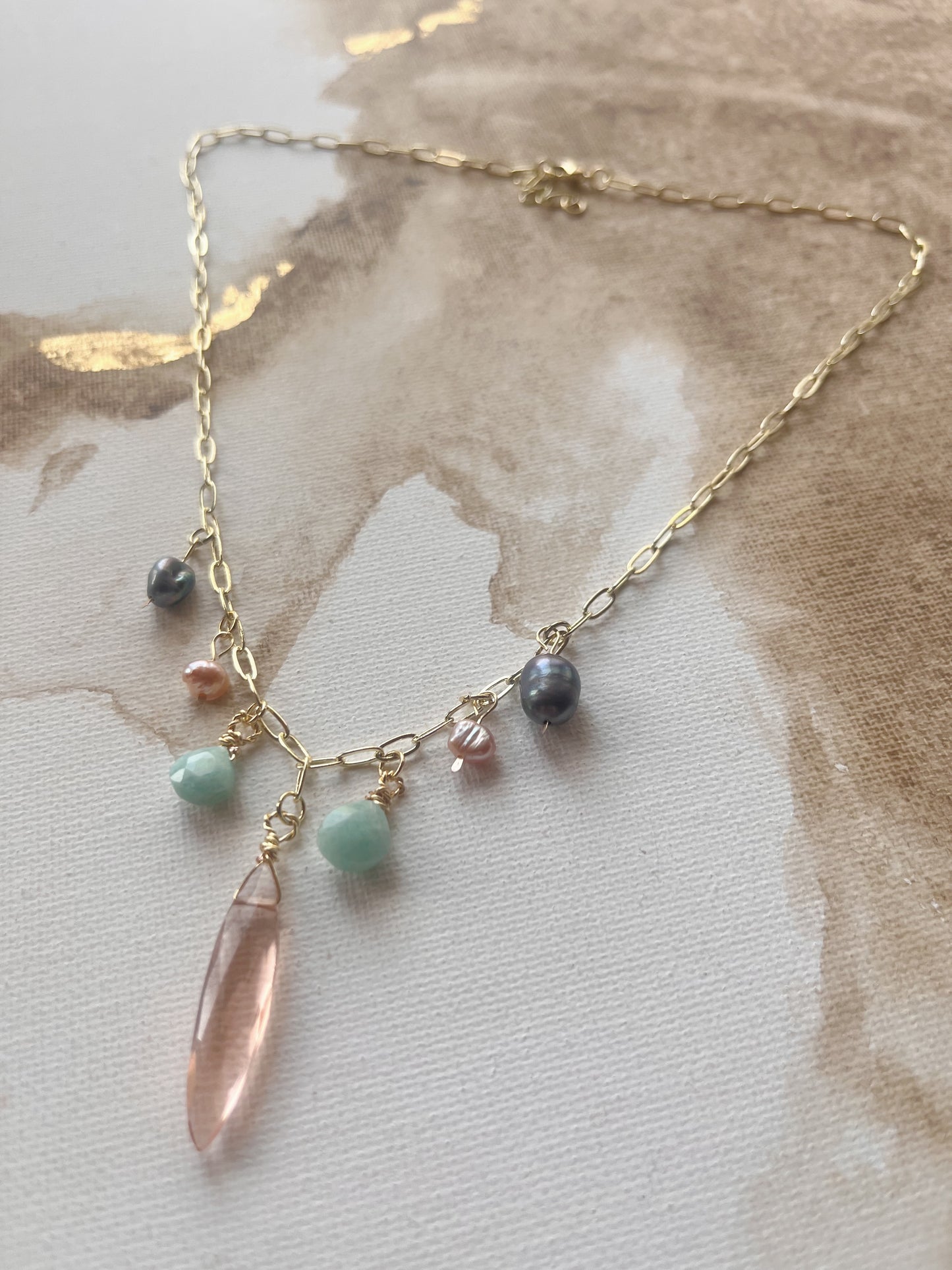Brilliant Bauble Charm Necklace
