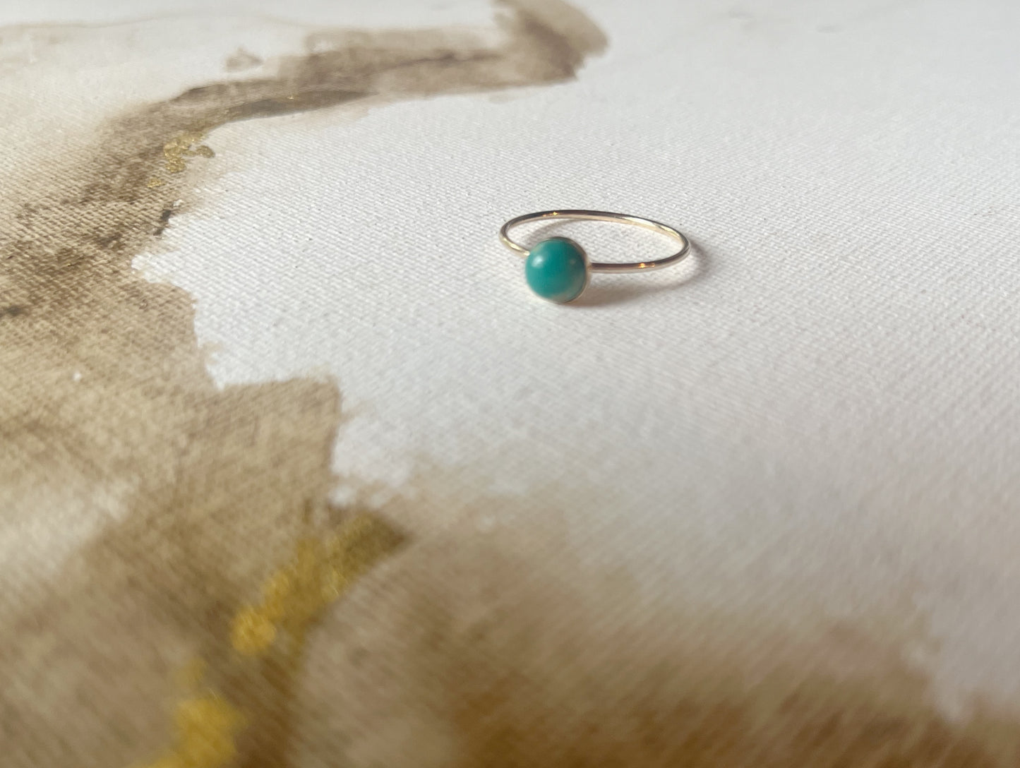 Turquoise 14k Gold Fill Ring